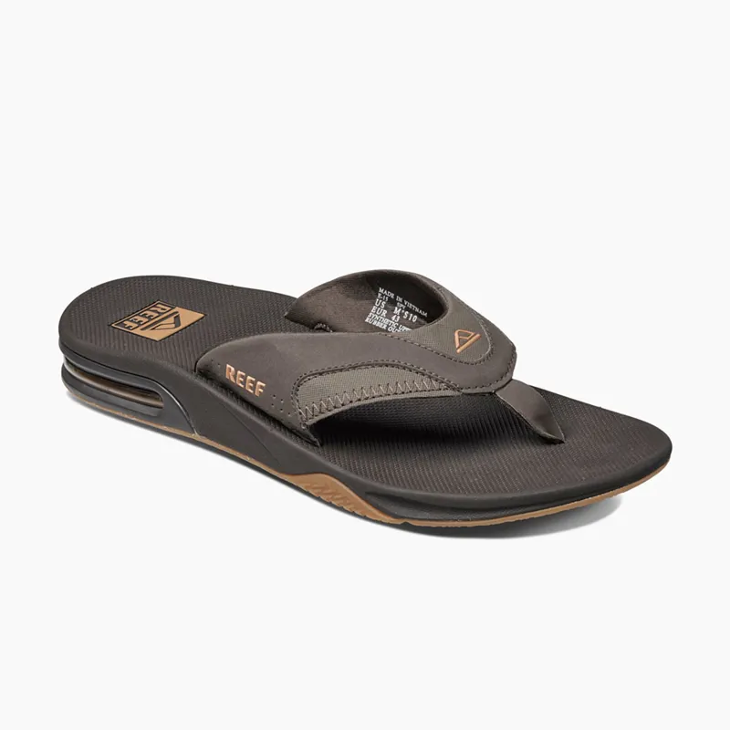 Reef Fanning Brown Gum  Flip Flops-1